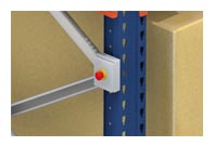 Botoneras de rearme estanterias moviles Movirack - Estanterías metálicas Mecalux®