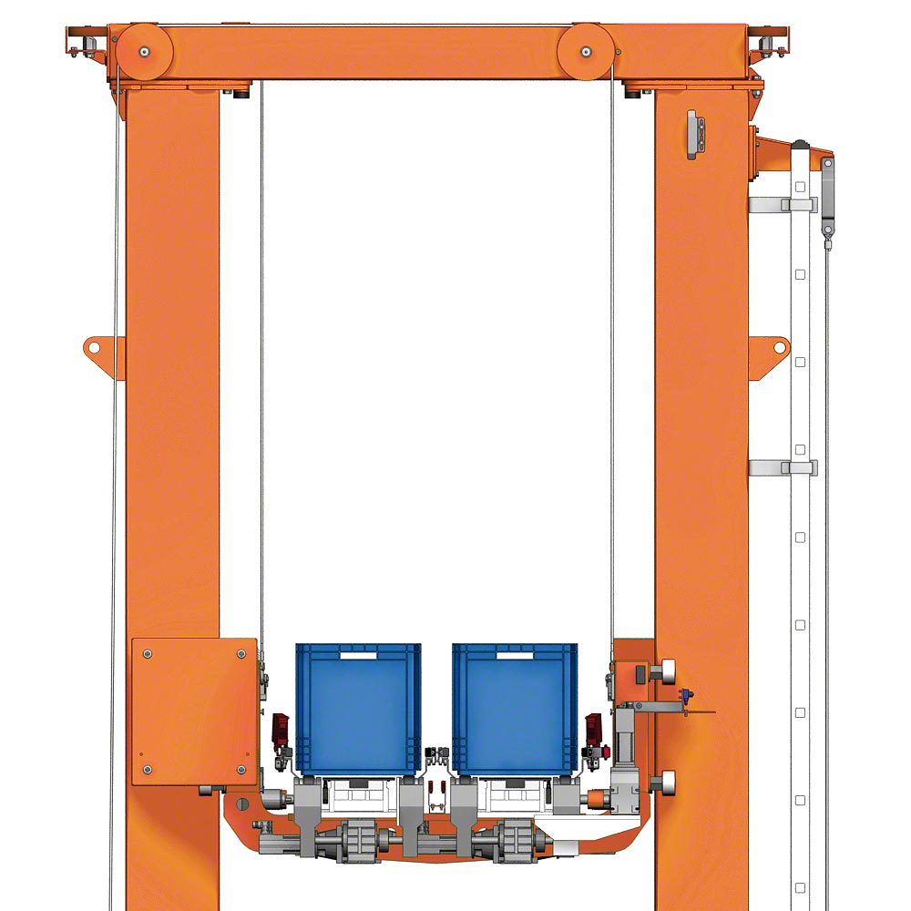 Transelevadores para cajas