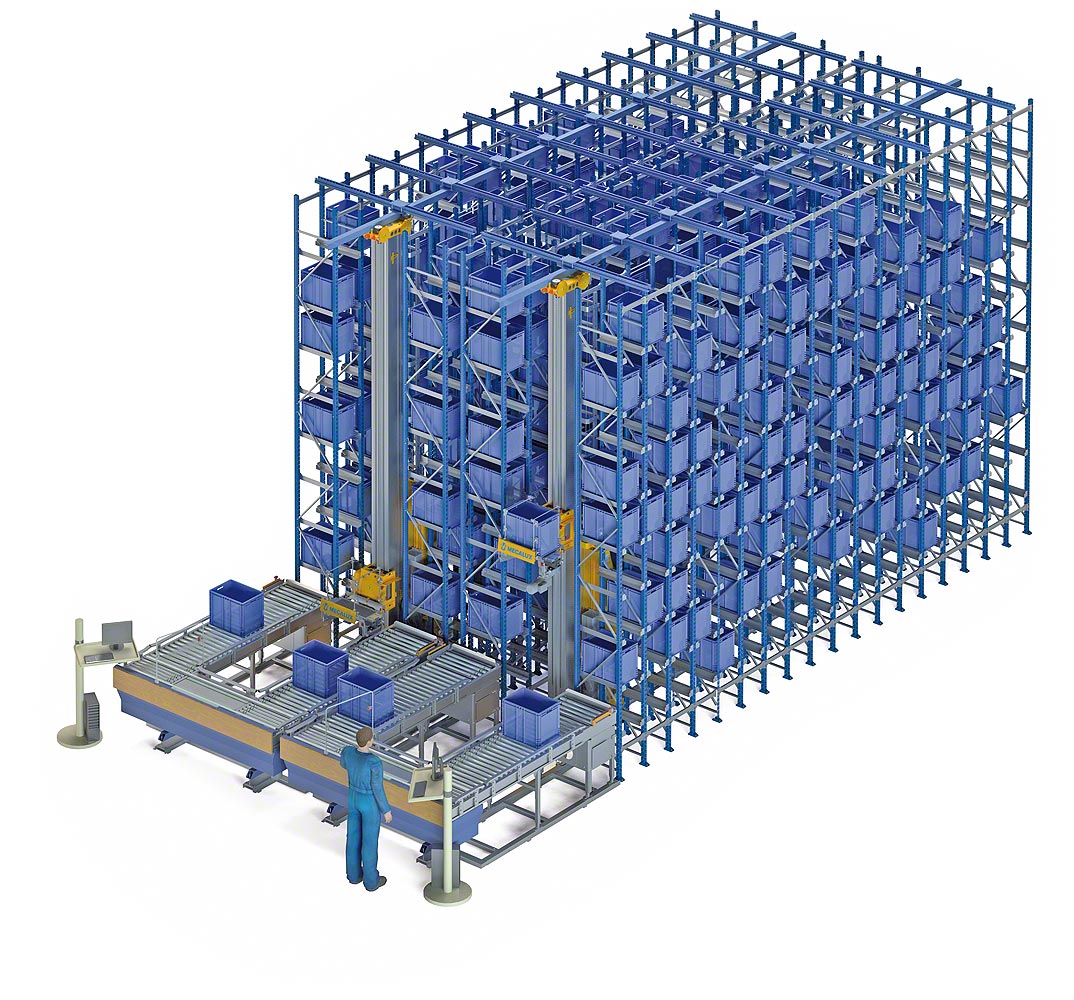 Transelevadores para cajas