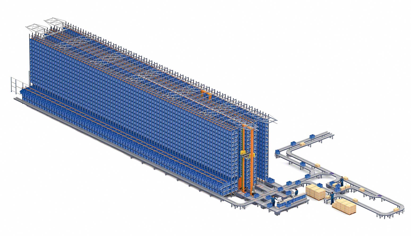 Transelevadores para cajas