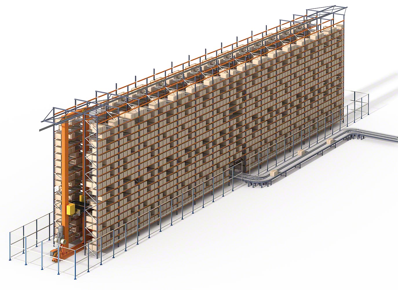 Transelevadores para cajas