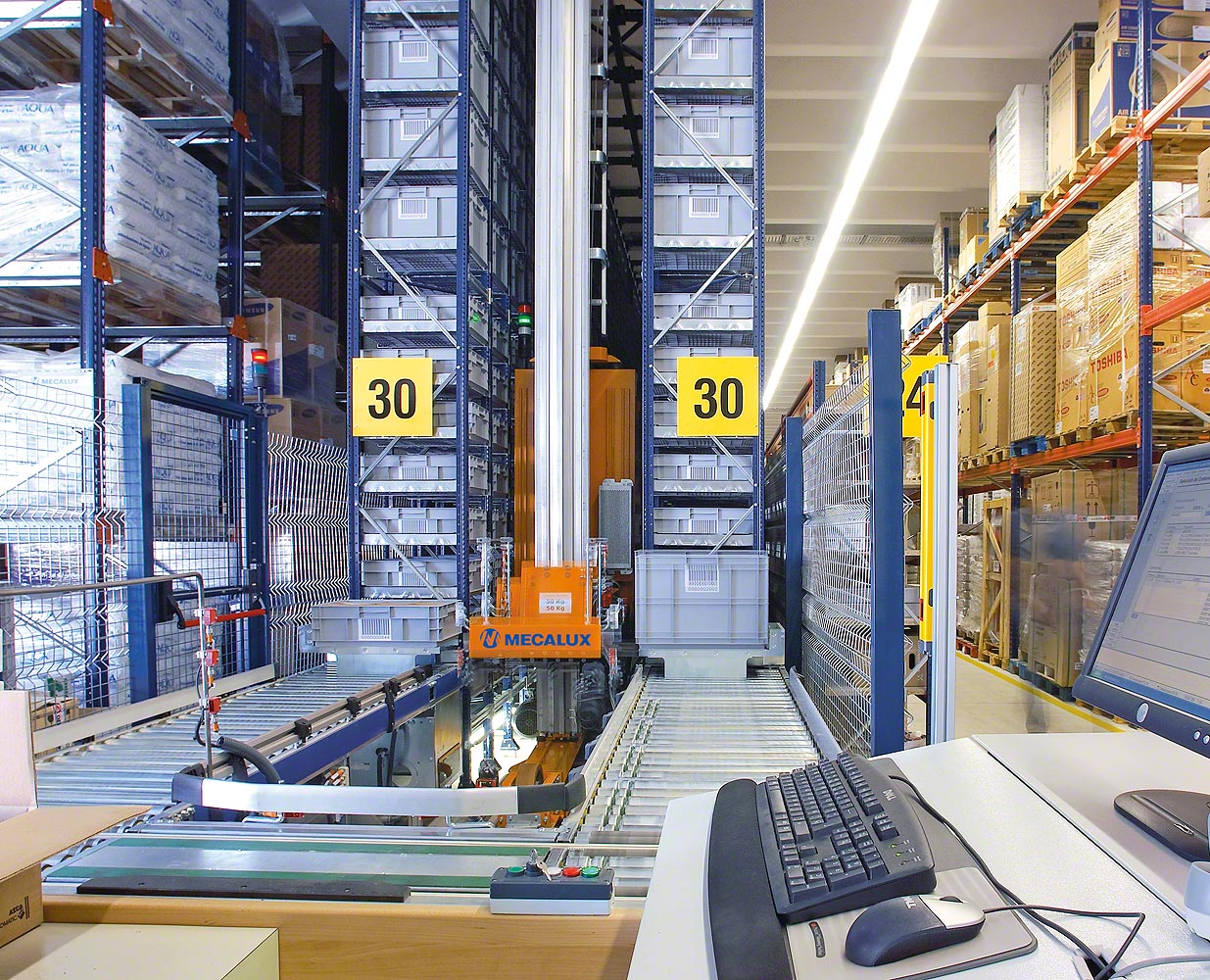 Transelevadores para cajas