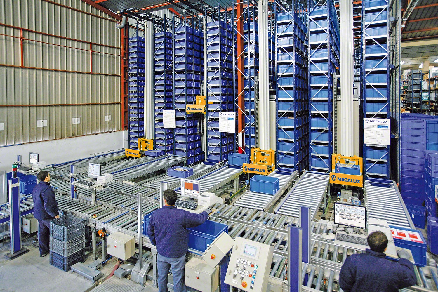 Transelevadores para cajas