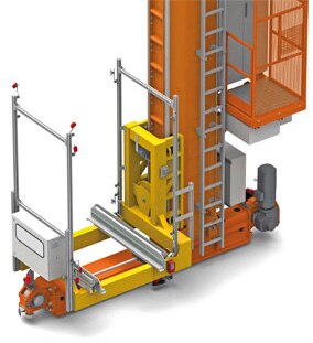 Transelevador monocolumna para Pallet Shuttle Pallet Shuttle componentes transelevador monocolumna