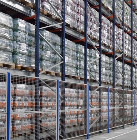 Aplicaciones para Pallet Shuttle El sistema Pallet Shuttle automático es idóneo para almacenes con productos de gran consumo