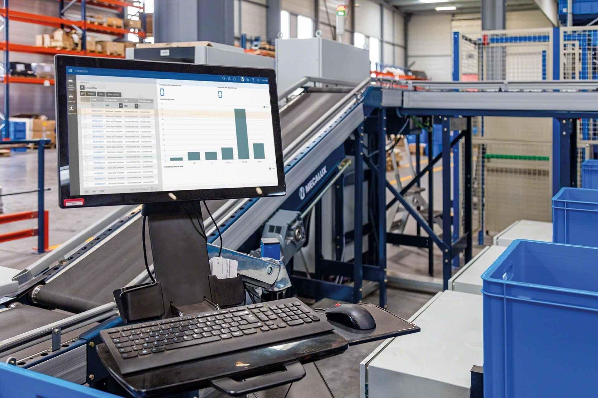 En el ERP está la base de datos a la que se conecta el SGA para la gestión de los flujos en el almacén En el ERP está la base de datos a la que se conecta el SGA para la gestión de los flujos en el almacén