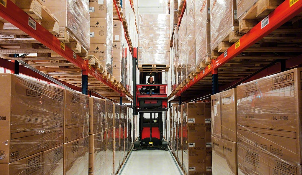 La correcta paletización de la mercancía facilita su almacenamiento y transporte