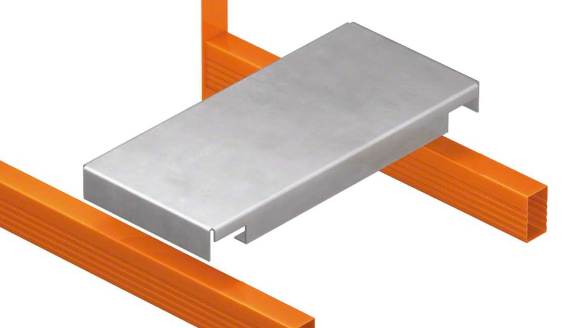 Los paneles galvanizados son ideales para almacenar cargas pesadas