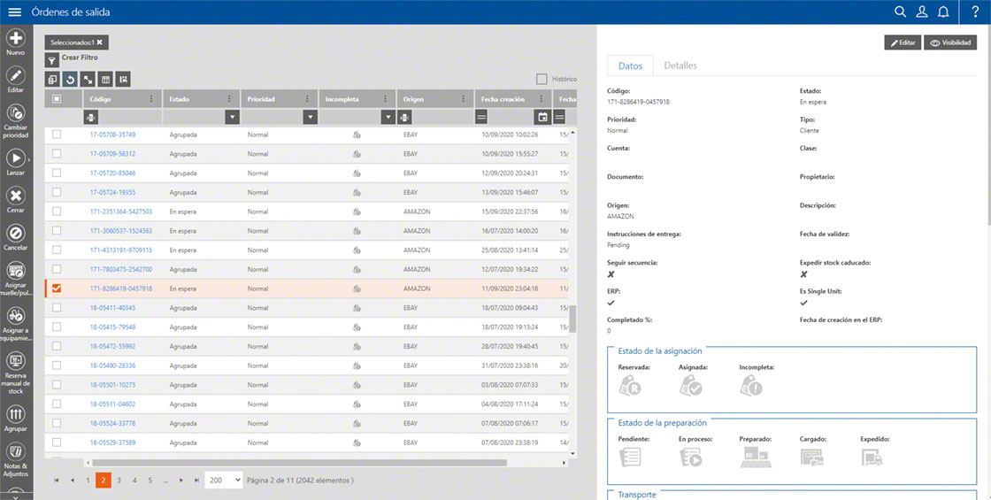 Un software logístico especializado en eBay actualiza en tiempo real el estado de los pedidos en el almacén