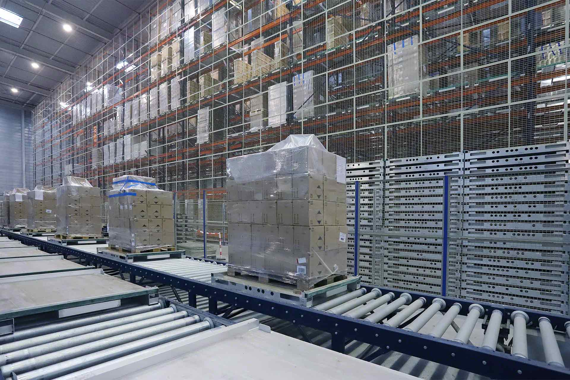 Transportador industrial para almacén logístico Transportador industrial para almacén logístico