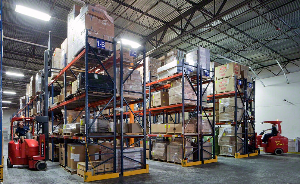 El almacén del operador logístico Interworld Freight en Estados Unidos
