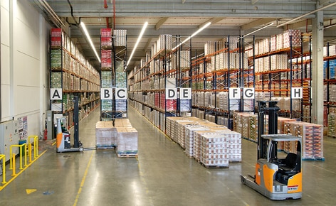 El almacén de JAS-FBG S.A. tiene capacidad para almacenar 10.820 palets
