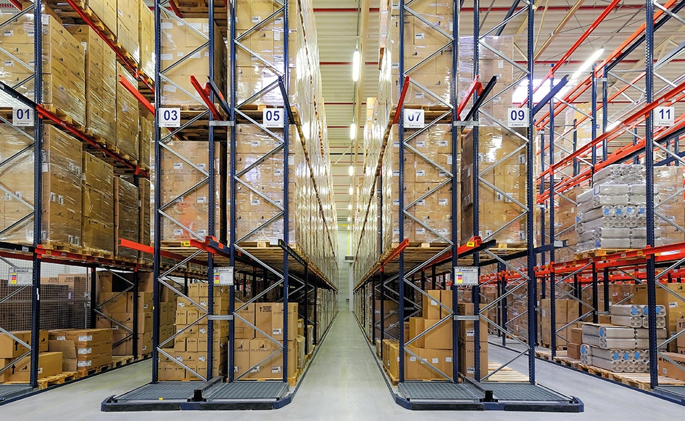 El almacén de Huhtamaki tiene capacidad para almacenar 8.600 palets