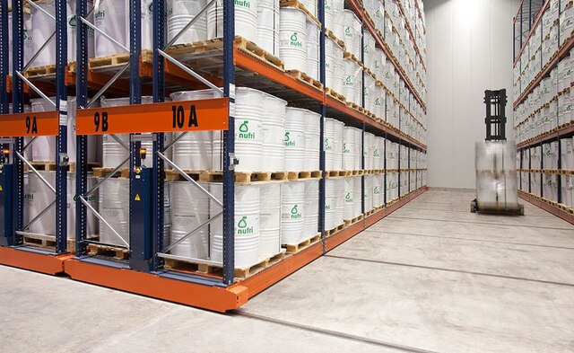 Con las bases móviles se mantiene el acceso directo a cada palet