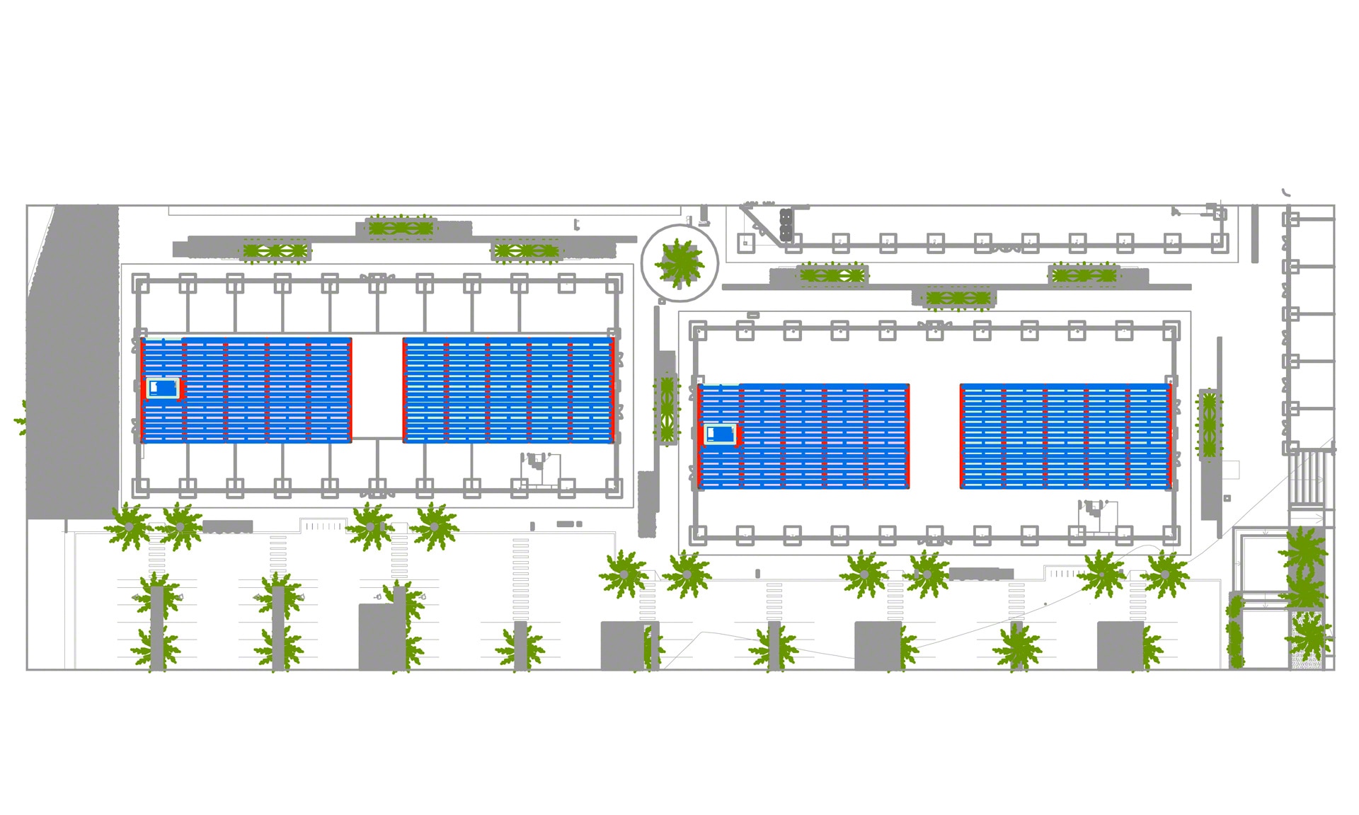Solución que optimiza la superficie de almacenaje de Almenara Mall