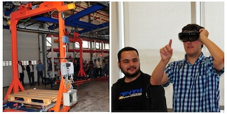 Jóvenes investigadores estadounidenses conocen de primera mano la I+D+i de Mecalux Software Solutions Jóvenes investigadores estadounidenses conocen de primera mano la I+D+i de Mecalux Software Solutions