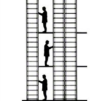 Estanterías económicas picking Simplos, Aplicaciones: tres niveles