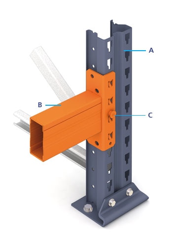 Puntal - Estanterías metálicas Mecalux®