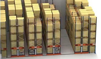 Estanterías móviles para palets Movirack