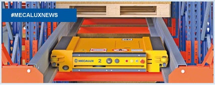 Sistema Pallet Shuttle semiautomático en el gran centro logístico de Alainé Sistema Pallet Shuttle semiautomático en el gran centro logístico de Alainé