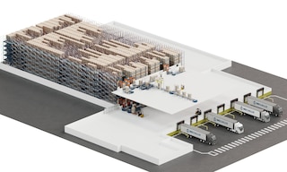 El 4-Way Pallet Shuttle es la solución idónea para el almacenaje masivo de mercancías