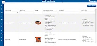 El software de gestión de flotas asigna a cada AMR la tarea a ejecutar