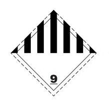 Etiqueta mercancías peligrosas clase 9: Sustancias que presentan peligros diversos