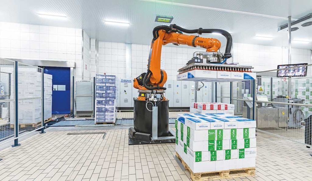 Cabezuelo Foods automatiza el paletizado de cajas con un robot antropomórfico