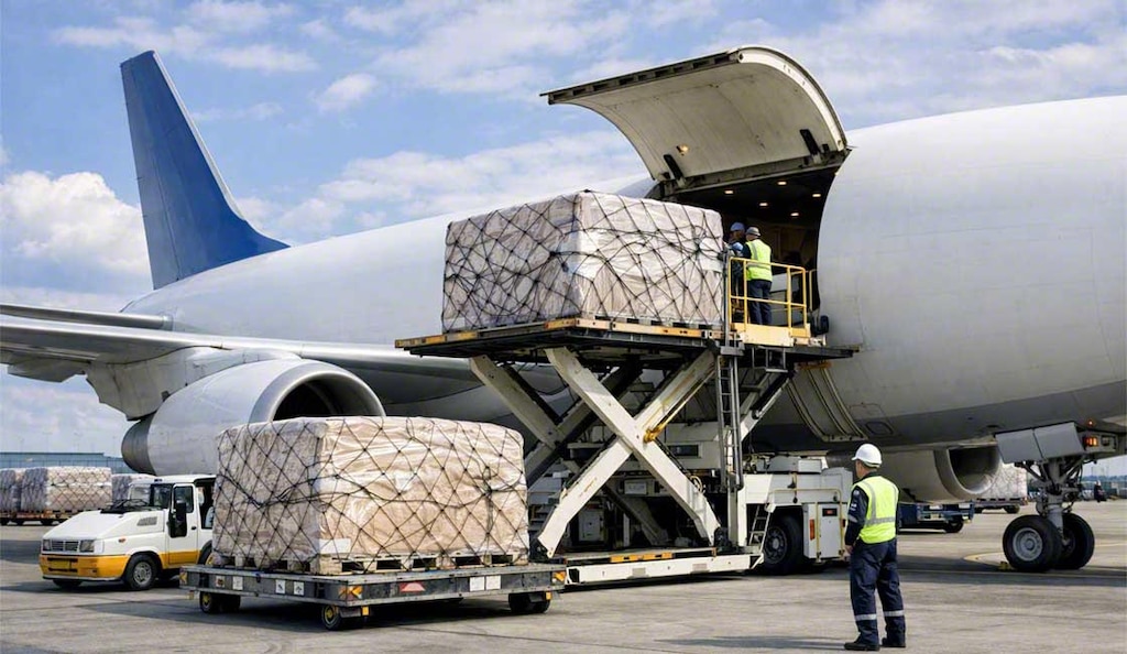 Contratación de servicios de transporte de mercancías aéreo