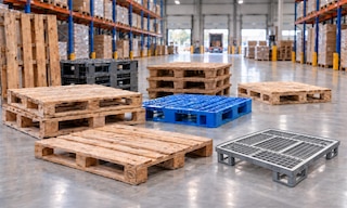 Existen distintos tipos de palets que responden a diferentes necesidades de almacenamiento y distribución