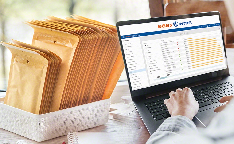 Almacén de productos de embalaje y etiquetado de Intermark en Terrassa (España)