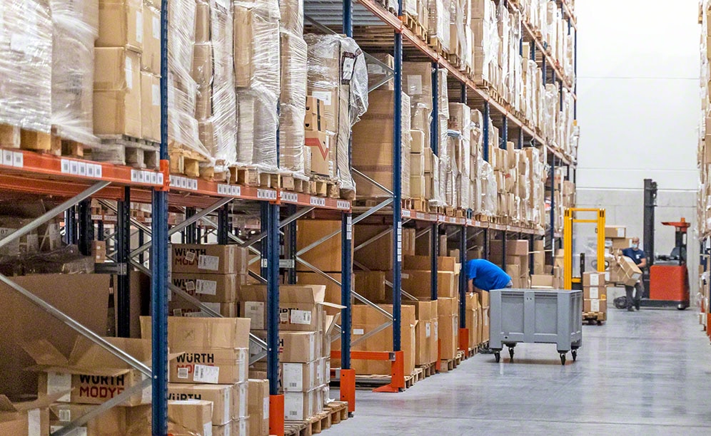 Supply Chain Analytics Software controla el estado del almacén de Würth Modyf