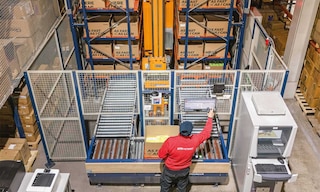 Get Impressed optimiza su logística con un almacén miniload en Turín
