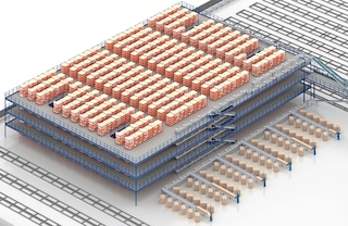 Los altillos industriales son estructuras que multiplican el espacio de almacenaje de la instalación