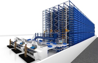 Los puestos de picking de alto rendimiento operan según el principio “producto a persona”