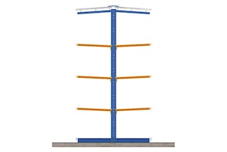 Las estanterías cantilever cubiertas pueden instalarse en el exterior