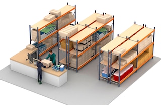Las estanterías de gran carga son muy prácticas para exhibir y almacenar productos en distintas clases de tiendas