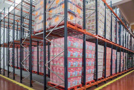 El almacenamiento dinámico es habitual en empresas que gestionan productos perecederos