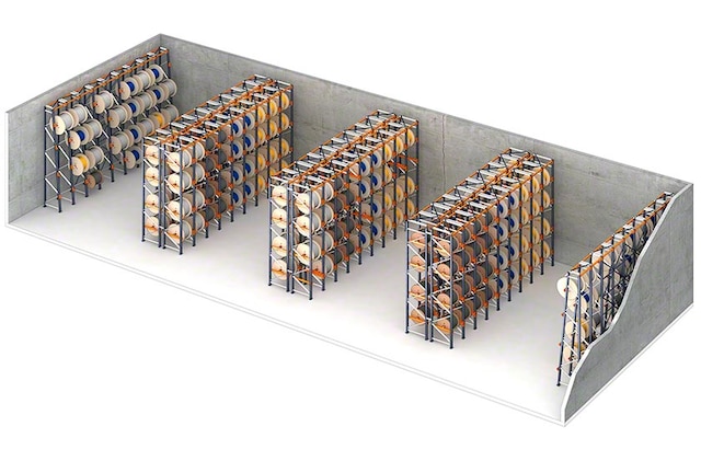 Las estanterías para bobinas se adecuan al almacenaje de carretes y bobinas de múltiples dimensiones