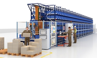 Es posible diseñar sistemas de almacenamiento miniload de poca altura