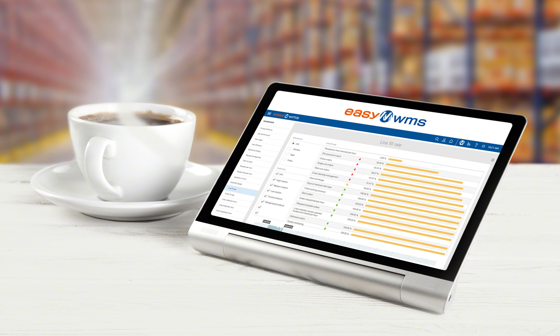 Cafés El Magnífico controlará la trazabilidad del café con Easy WMS de Mecalux