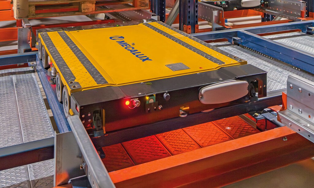 Nuevo almacén automático de GBS en Francia para gestionar 650 referencias de cervezas especiales con el 4-Way Pallet Shuttle