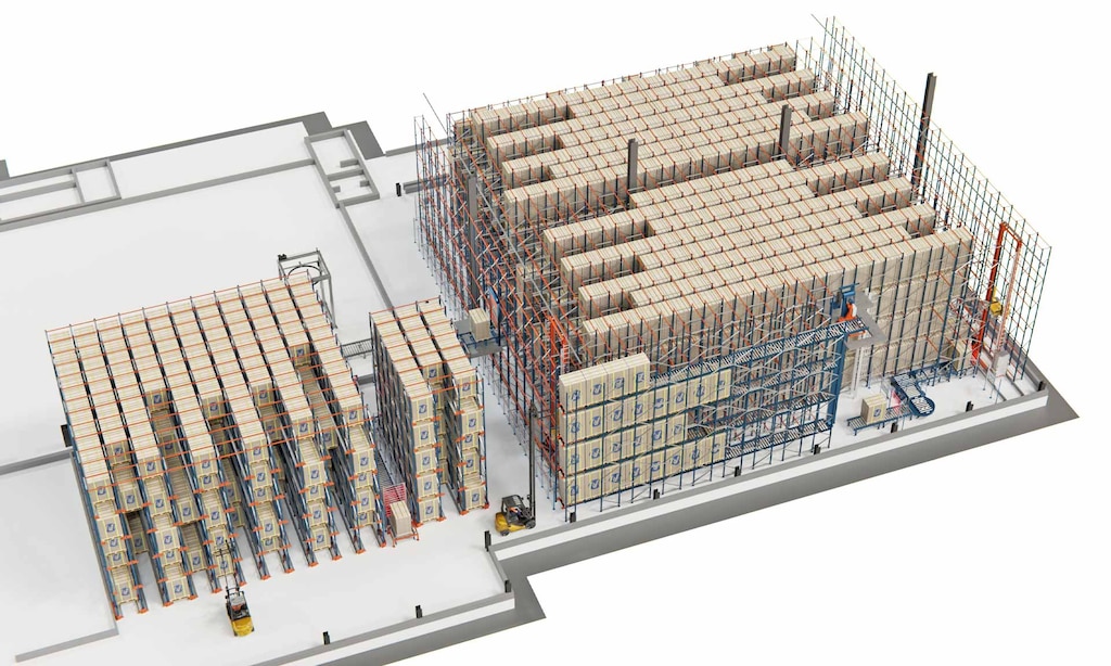 Nuevo almacén automático de Melvit en Polonia destinado a la gestión de copos de avena