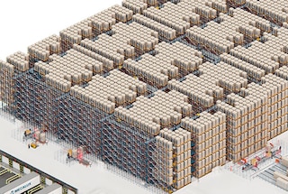 El Pallet Shuttle 3D es ideal para empresas con necesidades de almacenaje masivo de palets