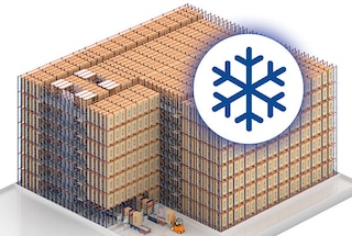El Pallet Shuttle Automático 3D reduce costes energéticos en almacenes de refrigeración y congelación