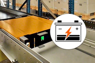 Para recargar la batería, el shuttle 3D se dirige a alguna de las estaciones de carga