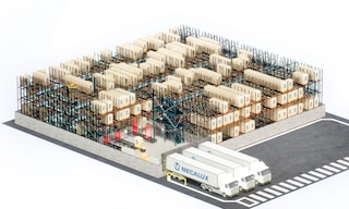 El Pallet Shuttle Automático 3D dinamiza las operativas en almacenes con alta rotación