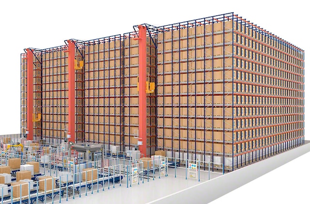 El Pallet Shuttle automático optimiza la capacidad de almacenaje