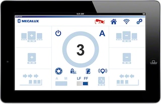 El sistema de control del Pallet Shuttle ofrece una gran cantidad de funciones