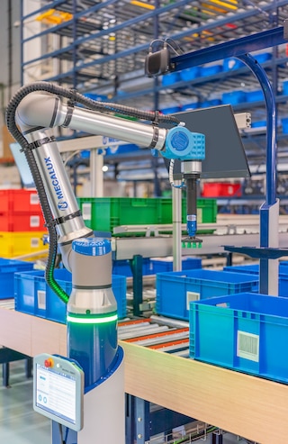 El polivalente dispositivo de agarre se adapta a la manipulación de artículos de diversas formas, superficies y dimensiones